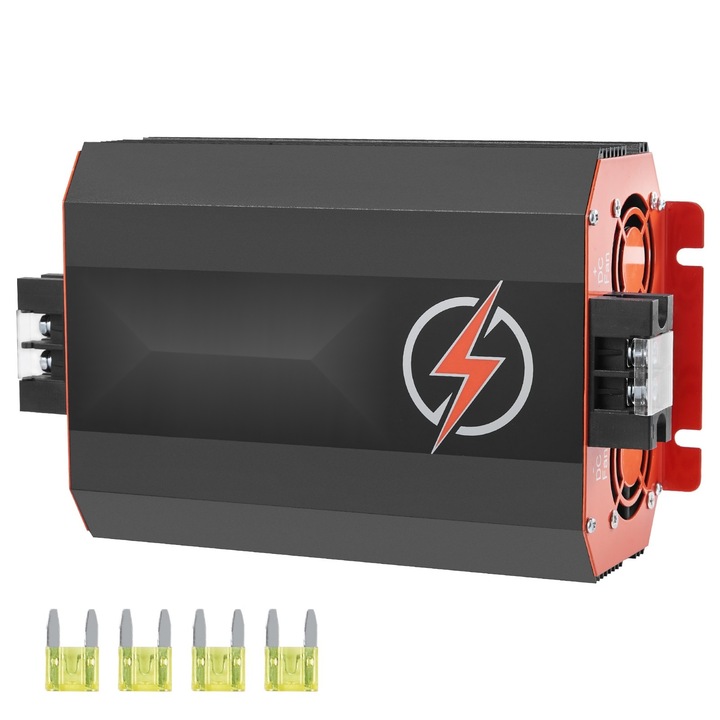 Încărcător DC-DC 12V 60A, încărcare inteligentă, design compact din aliaj de aluminiu, 750W