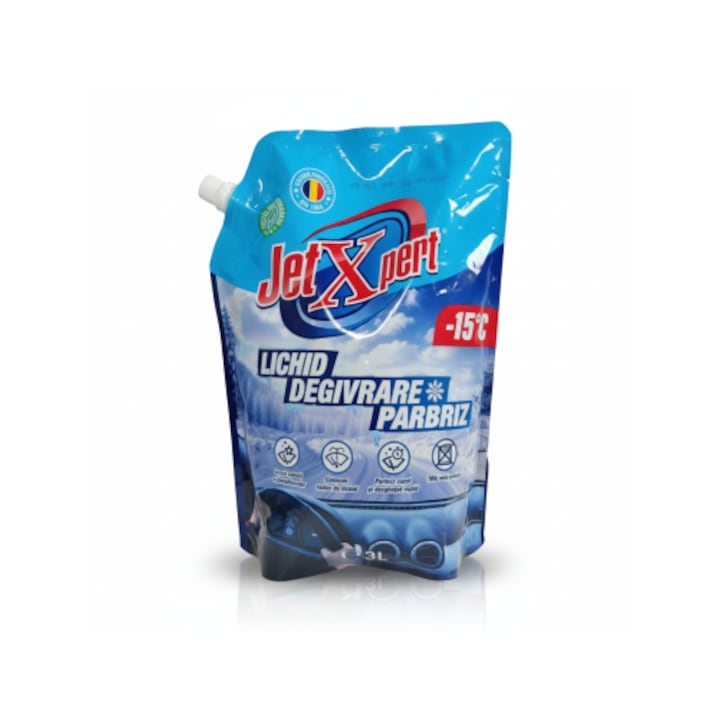 Szélvédőmosó folyadék, JetXpert, -15°C, 3L, kellemes illat