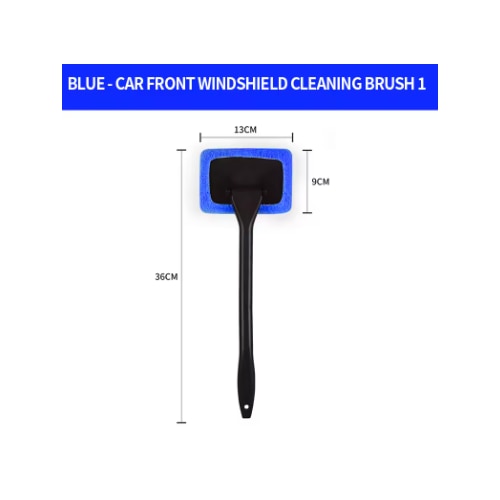Instrument curatare geamuri auto MACVI, maner ergonomic, laveta microfibra reutilizabila, plastic PP, 34cm