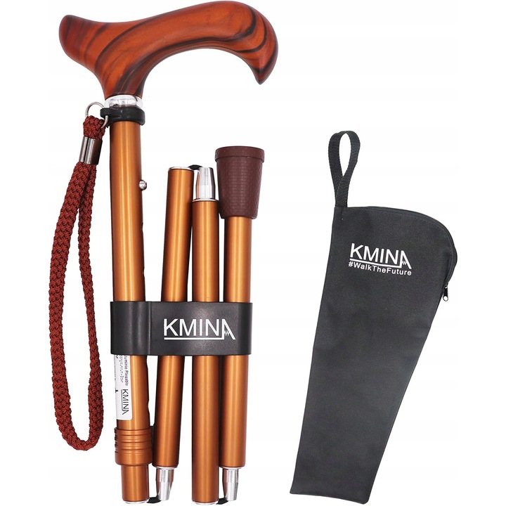 KMINA PRO összecsukható bot, állítható, 82-95 cm, alumínium, uniszex