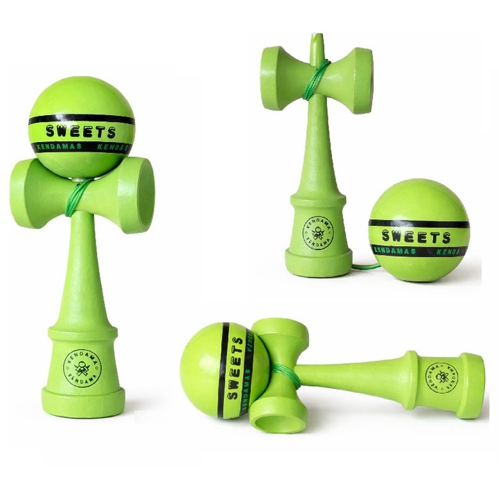 Kendama Premium Sweets – teljesen zöld, elegáns design, fokozott tapadás, tartós fa