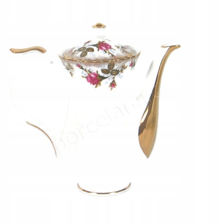 Iwona Zlota Roza 1100 ml, többszínű porcelán teáskanna