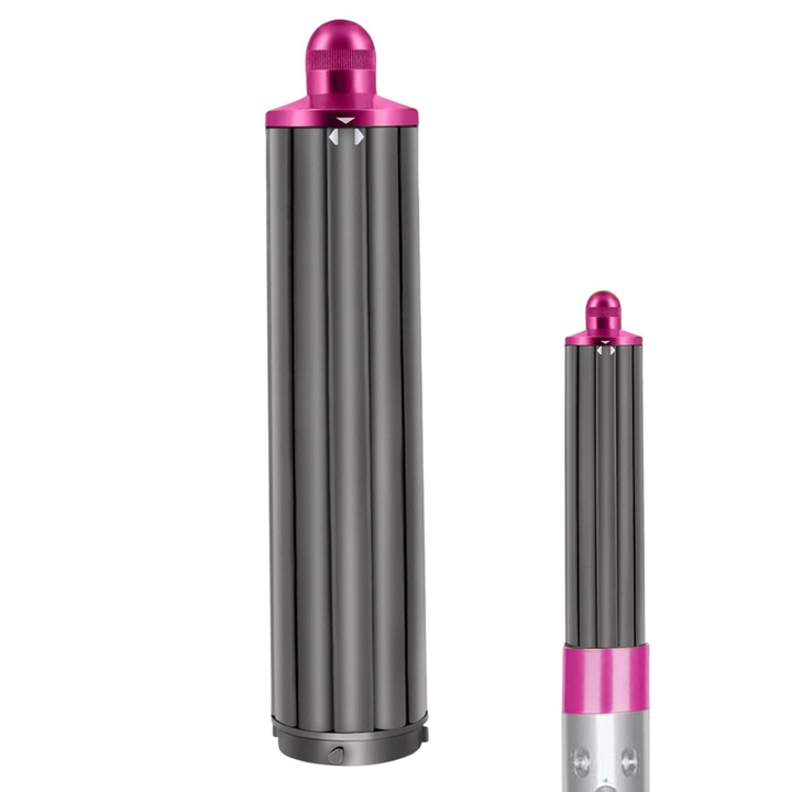 Ondulator de par lung pentru Dyson Airwrap Styler HS05 HS01, accesorii hair styling,40mm,18*4cm, Rosu trandafir