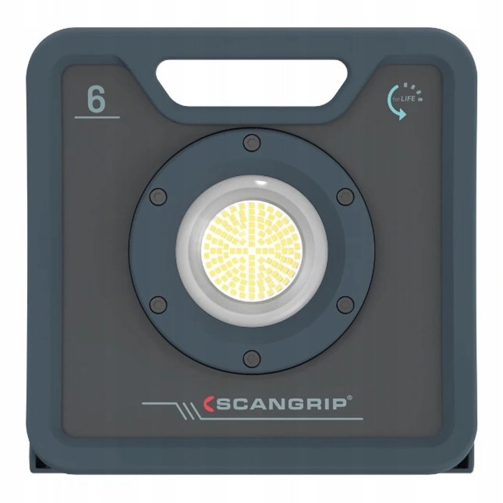 Lampa LED професионална Scangrip Nova 6, 6000 лумена, IP67, със статив 3м
