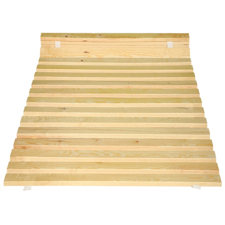 Somiere din lemn KOTARBAU, 90x200cm, natural, cu benzi pentru montaj stabil
