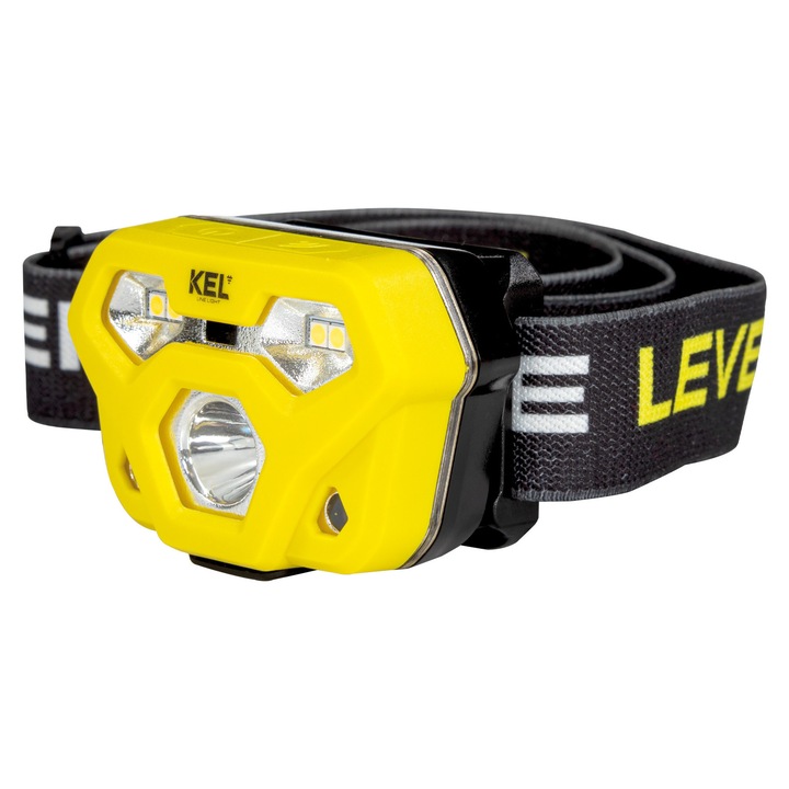 Челник KEL LC-1, 300 lm, 1000 mAh батерия, USB-C, комплект