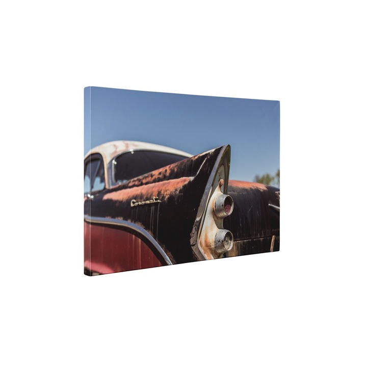 Oldschool car - Картина на платно - 60x80 см