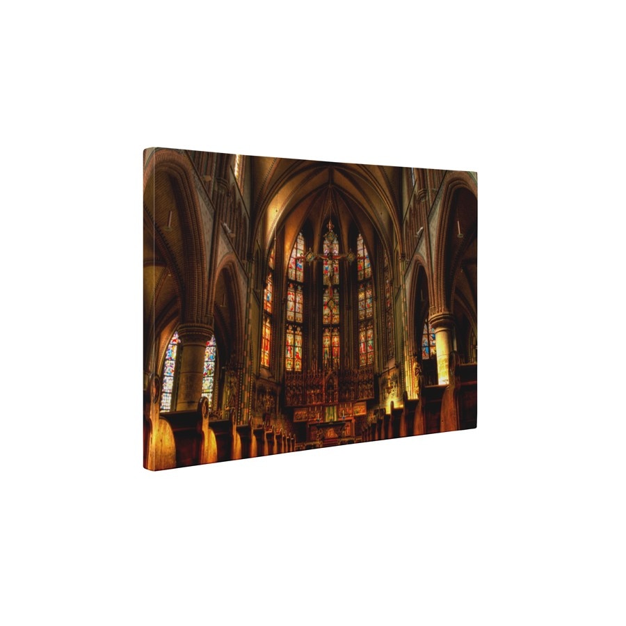 Casa lui Dumnezeu - Tablou Canvas - 60x75 cm