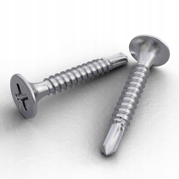 SDS-S35 önfúró csavarok, 3,5x35mm, 200 darabos készlet, korróziógátló bevonat, magas páratartalmú környezetben is használható