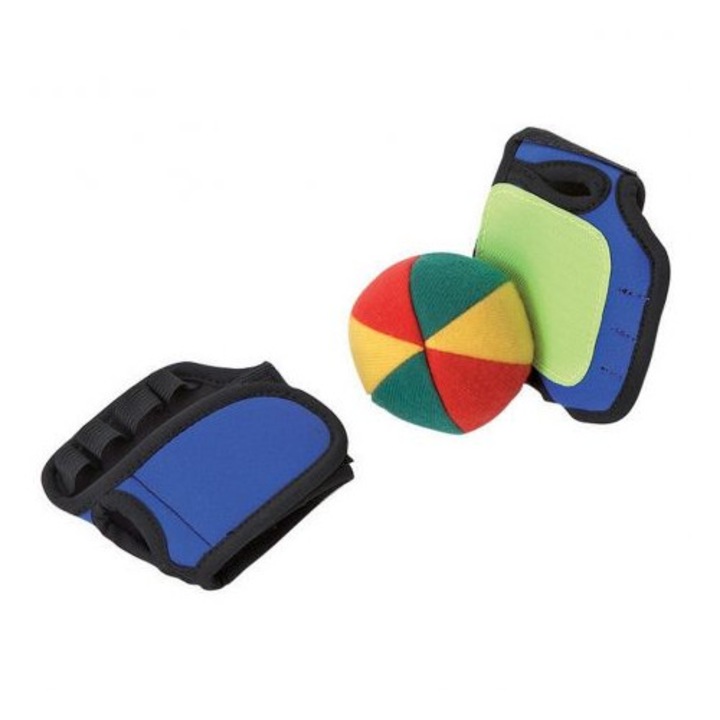 Set joaca Tremblay cu manusi din poliester si minge, multicolor, 3-6 ani