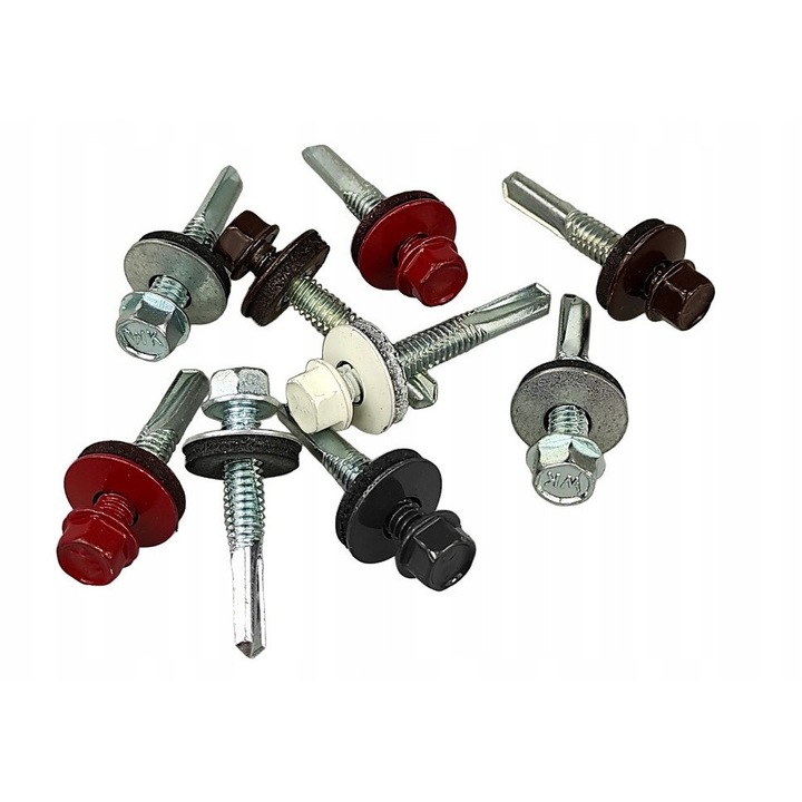 Suruburi auto-perforante Klimas 5,5x32mm RAL 7024, set 250 bucati