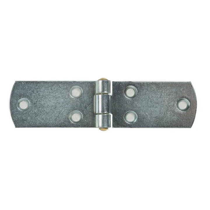 Balama cu aripi plane, zincata, 120x30mm, pentru mobila