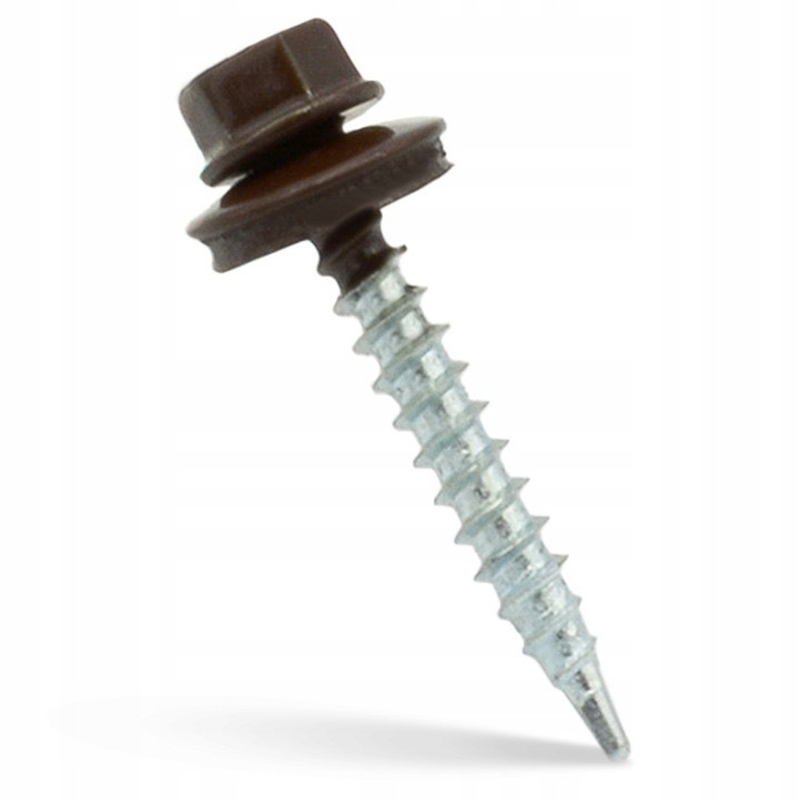 Suruburi auto-perforante Mag-Krak, 4,8x70mm, set 100 buc, culoare 8017 (maro)