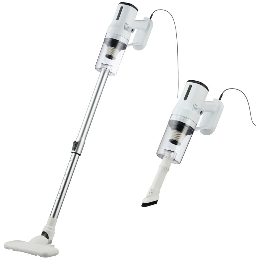 Aspirator electric 2 în 1 Manta 600 W, capacitate colectare 0.6 l, alb