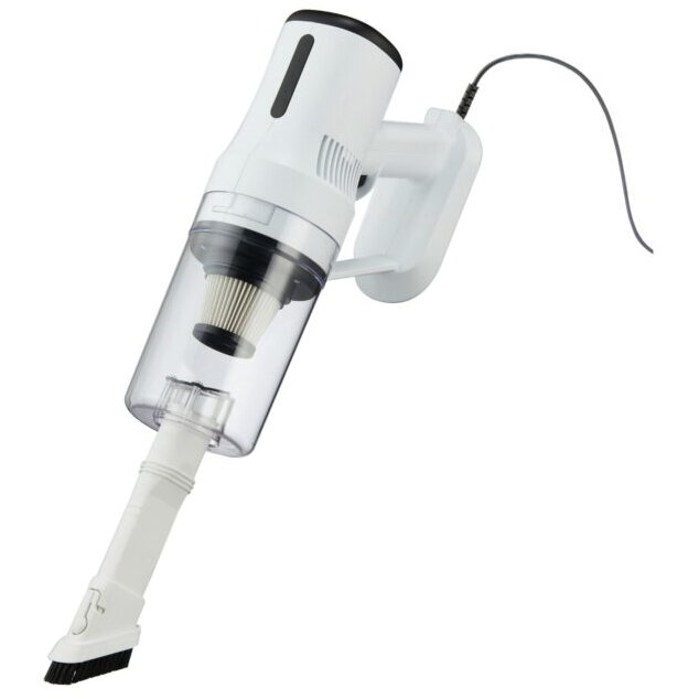 Aspirator electric 2 în 1 Manta 600 W, capacitate colectare 0.6 l, alb