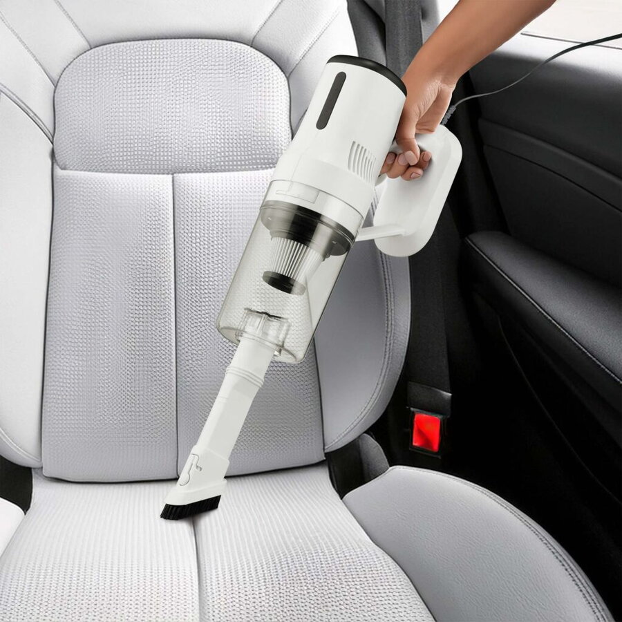 Aspirator electric 2 în 1 Manta 600 W, capacitate colectare 0.6 l, alb