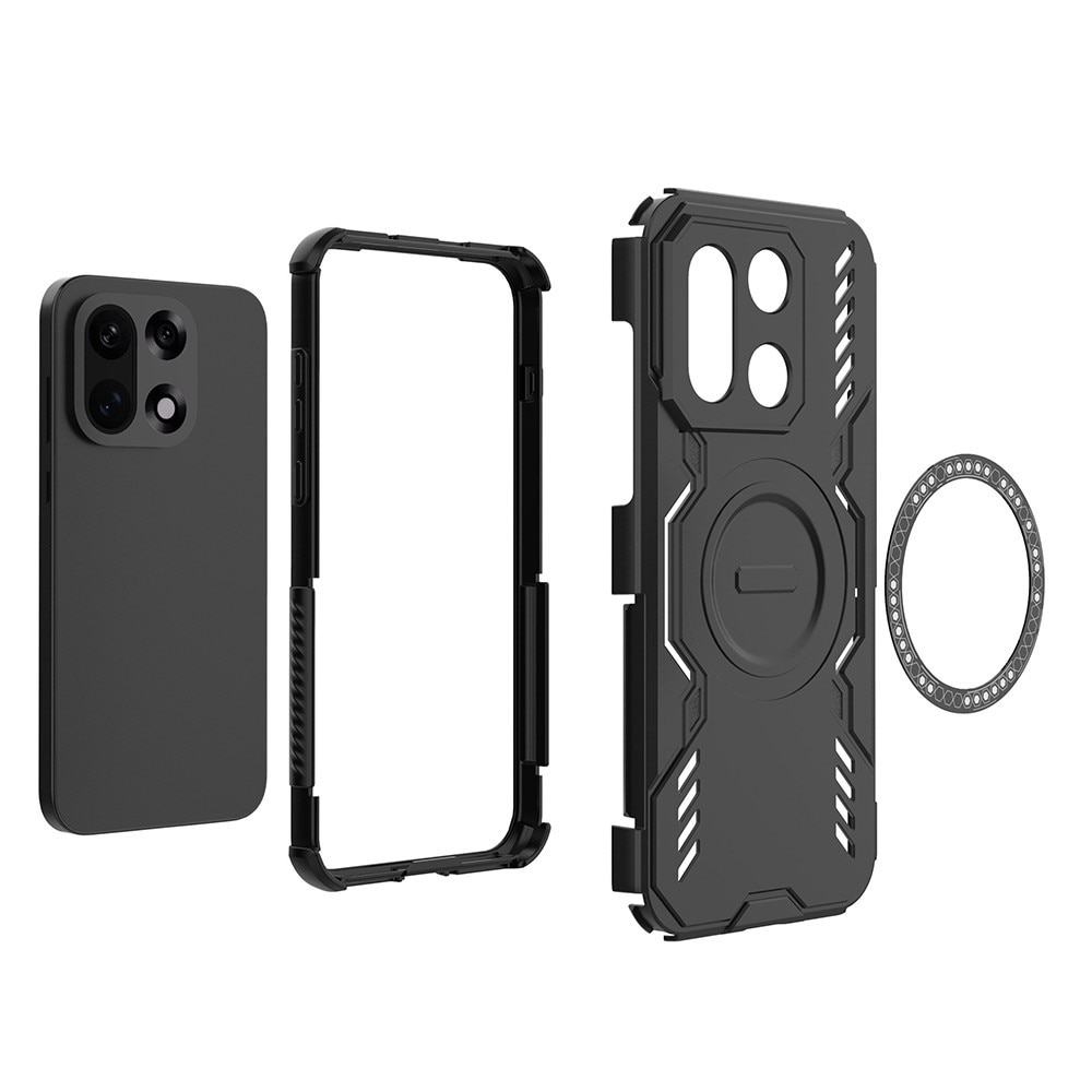 Husă pentru OnePlus 15, SKYDDAR INNOVATION, ArmorMag, Albastră, set cu sticker