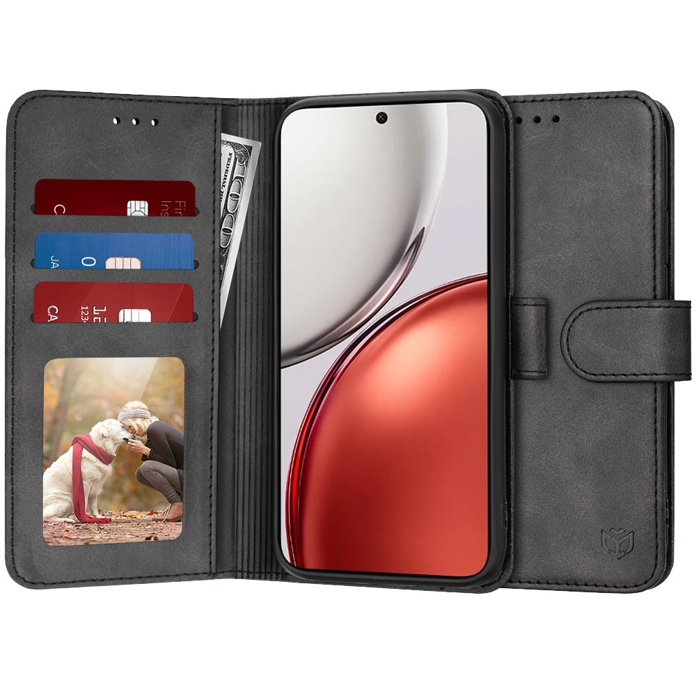 Husa 360 Honor Magic8 Lite Asteroid GSM Diary Book, negru