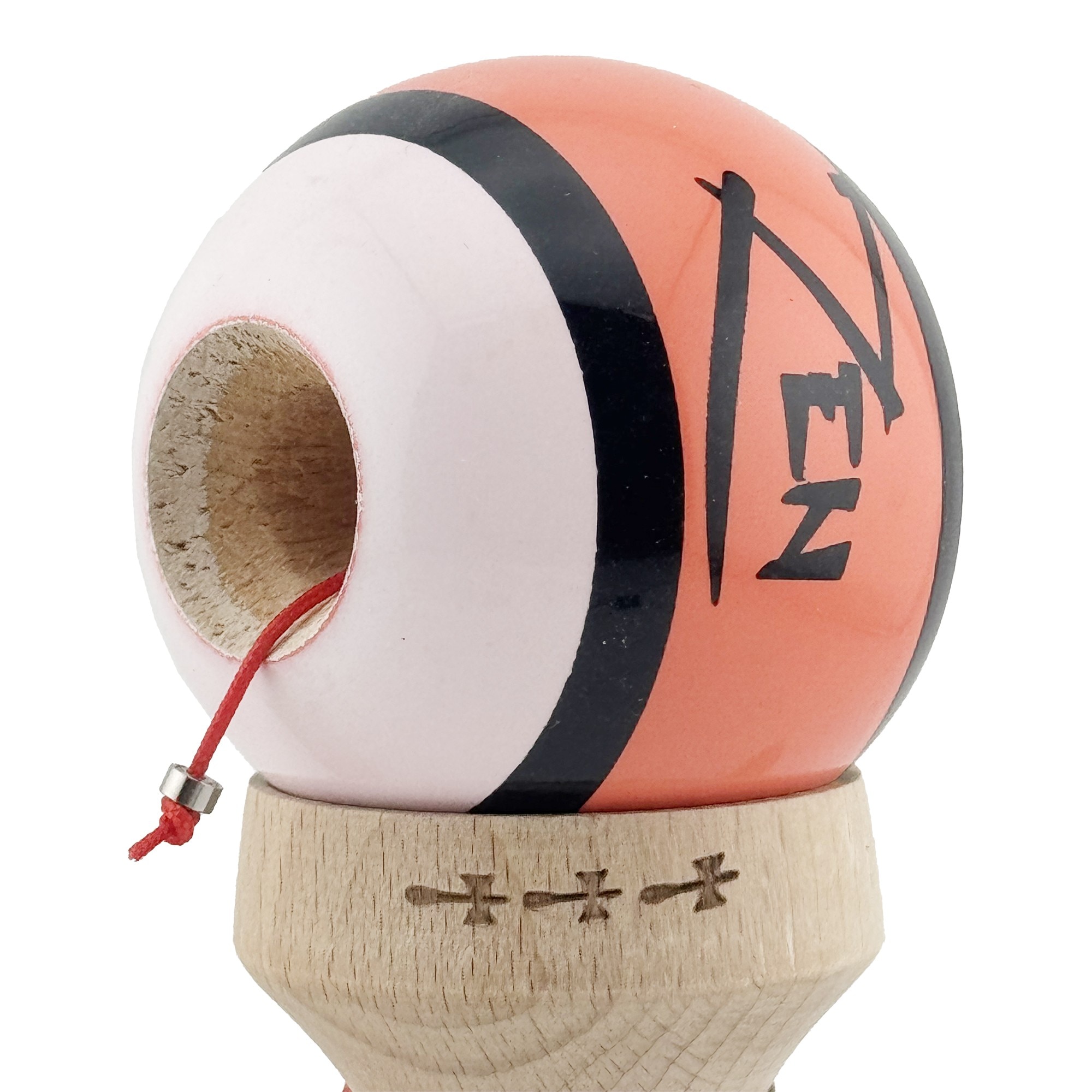 Kendama X, ZEN, Big cup V2, Lemn, 18 cm, Rulment Metalic cu Ata 55