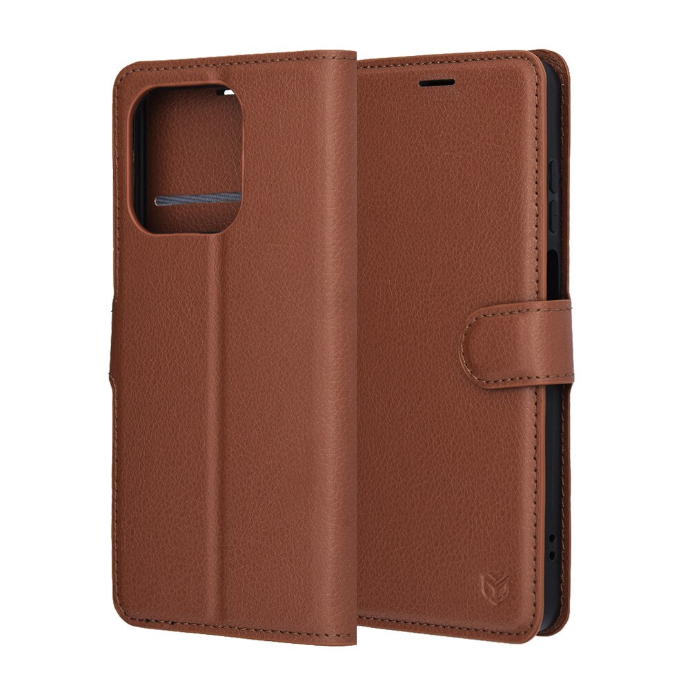 Husa pentru Honor X5c Plus - Techsuit Leather Folio - Brown