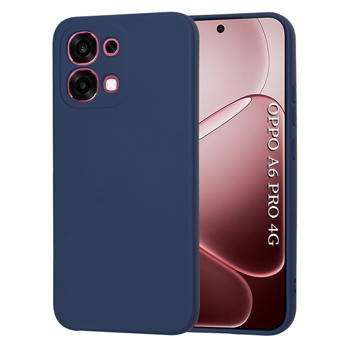 Калъф за Oppo A6 Pro 4G / A6 Pro 5G - Techsuit SoftFlex - Тъмносин