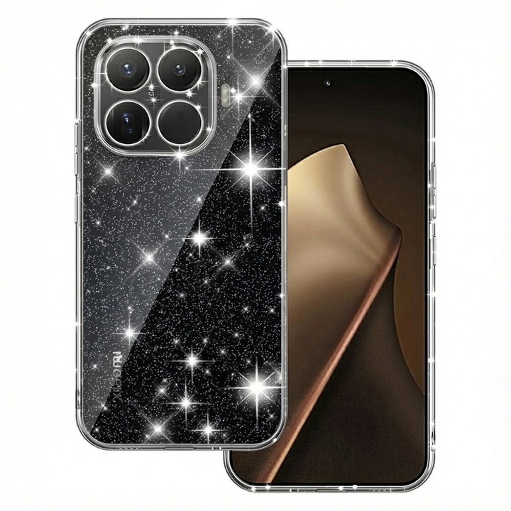 Защитен калъф, съвместим с Xiaomi 15T Pro, Tim, Прозрачен