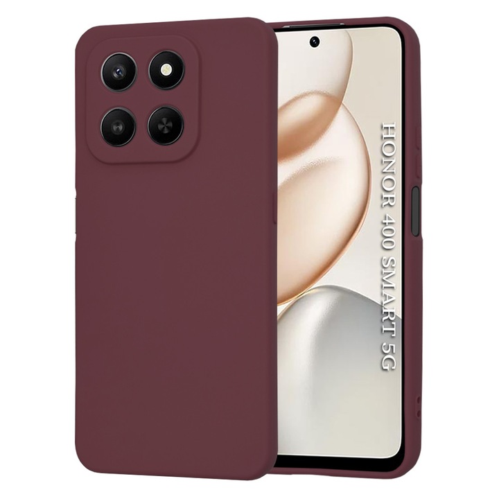 Carcasa de protectie pentru Honor 400 Smart 5G / Honor X7d 4G / Honor 400 Smart 4G, bordo