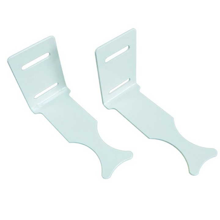 Set suporti pentru radiator Everpro 75x110mm, alb, aluminiu