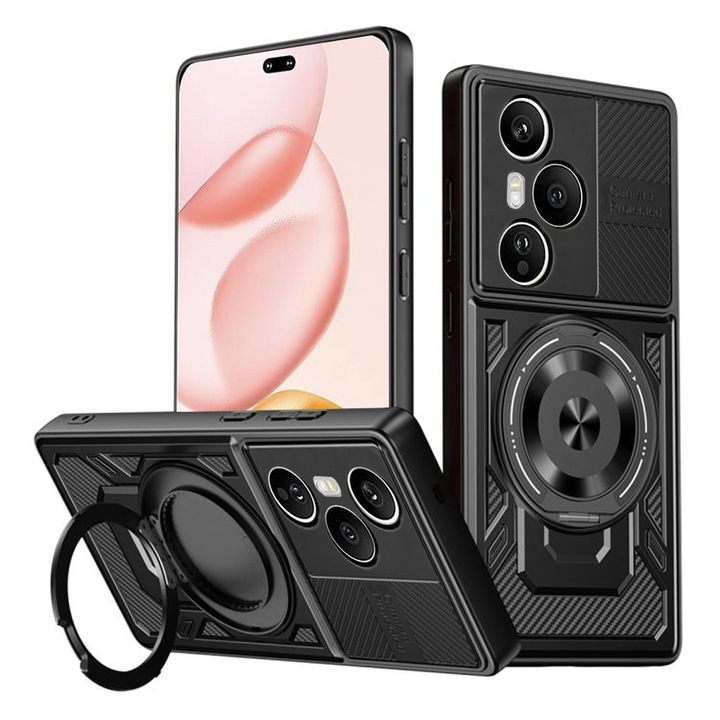 Калъф за защита, съвместим с Honor 400 Pro, Tim, черен