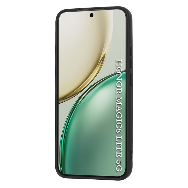 Калъф за Honor Magic8 Lite - Techsuit SoftFlex - Черен