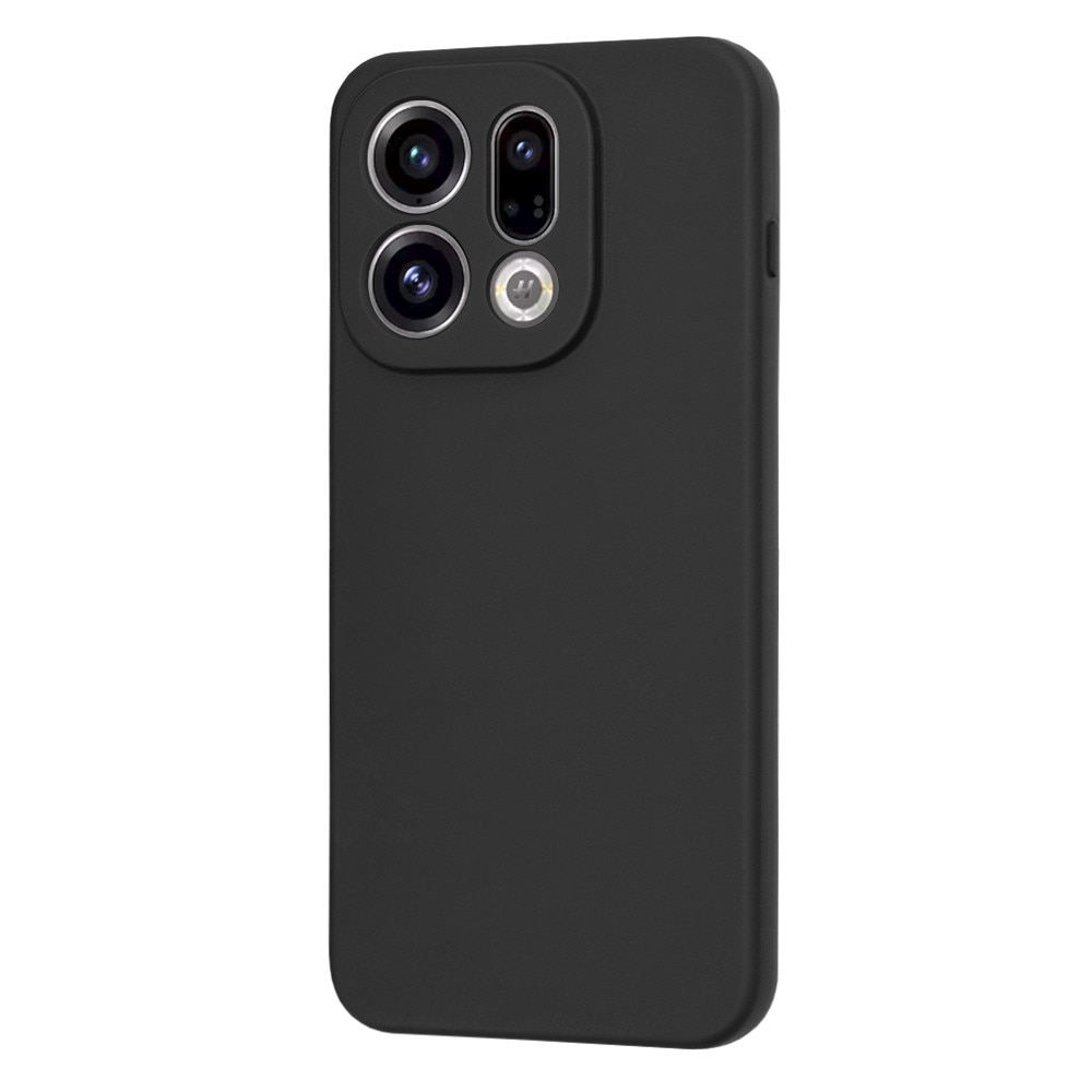 Husa silicon pentru Oppo Find X9, Accesorio Soft Flex, Negru