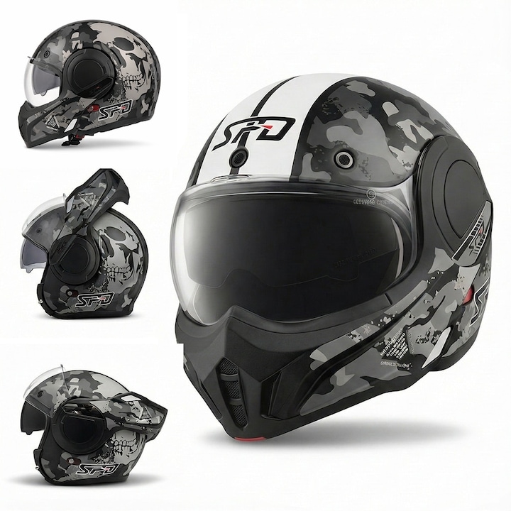 Casca flip-back Speed1 707 Reverse, anticharacteristica, UV, L