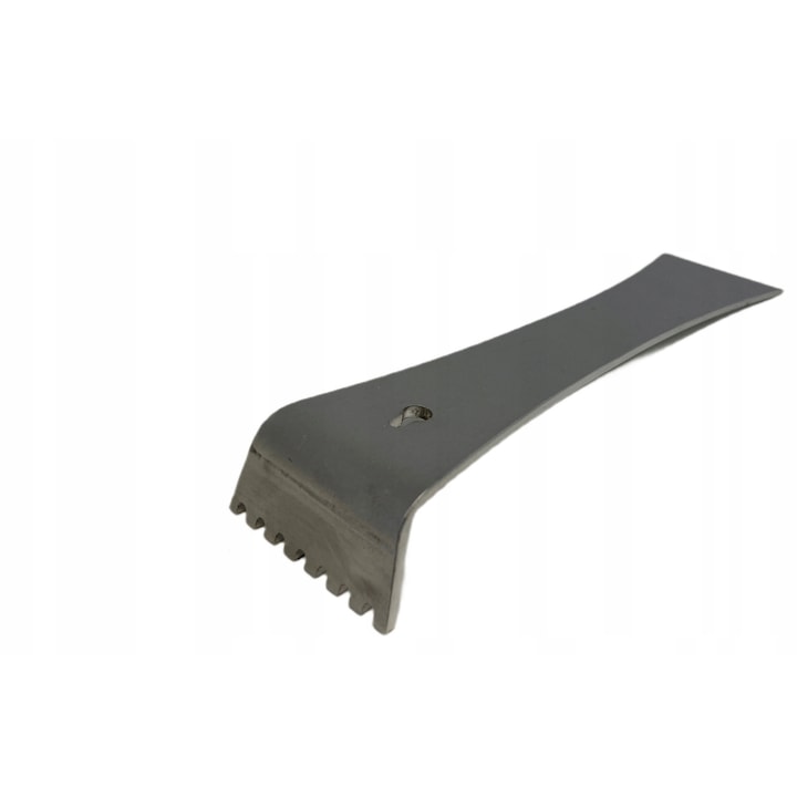 Dalta din otel inoxidabil cu racleta pentru gratare, UL-MET, 220x46mm, 3mm