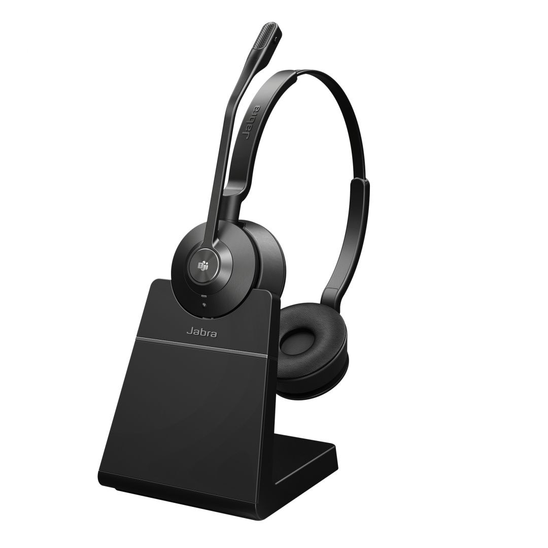 Set Casti Stereo cu Stație de Încărcare Jabra Engage 55 SE UC Negru, 255918, Microfon/Căști
