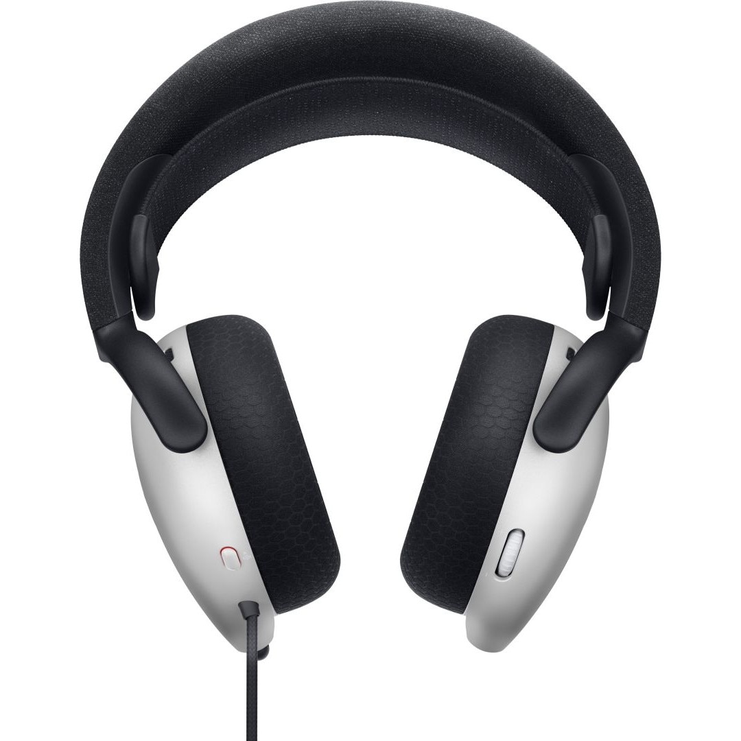 Căști de gaming Dell AW520H Alienware cu fir albe, 227312, Microfon/Căști