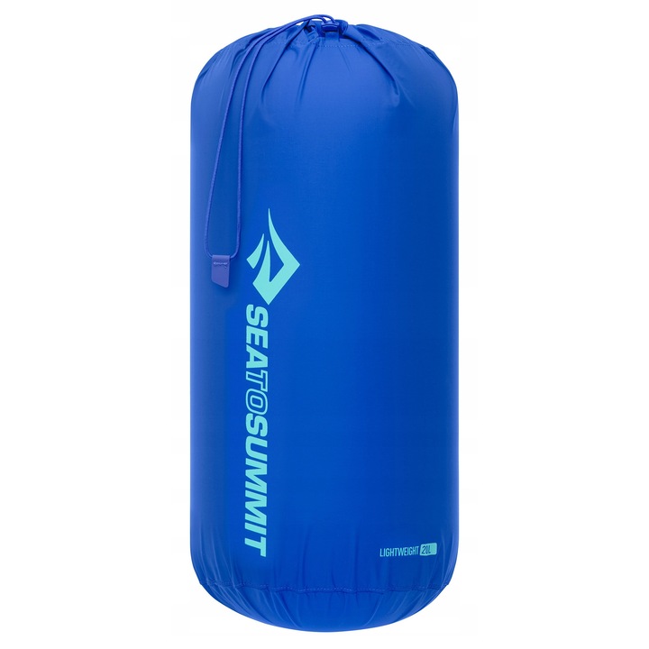 Sac Impermeabil Sea To Summit Lightweight Stuff Sack 20L, nylon 70D reciclat, impermeabil, alb