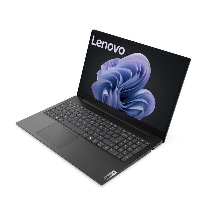 Lenovo V15 Laptop, Intel Core i5 13420H, 16GB DDR5 Memória, 256GB SSD, 15.6" FullHD kijelző, Fekete, Magyar billentyűzet, Böngésző, Vírusirtó, Windows 11 Pro