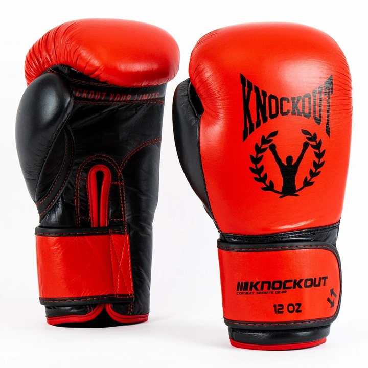 Manusi Box Knockout Basic Rosu/Negru / 8 OZ