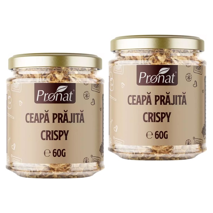 Ceapa prajita crispy, 60g Pronat x 2 buc
