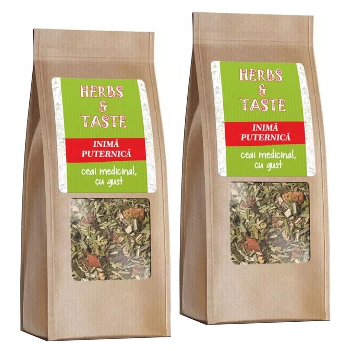 Ceai de plante medicinale Inima puternica 50g Pronat x 2 buc
