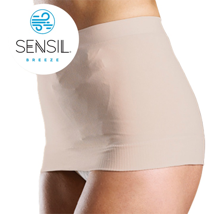 Centură de susținere StomaSafe Cool Tytex, bej, Unisex L/XL, material elastic și respirabil, tehnologie Breeze