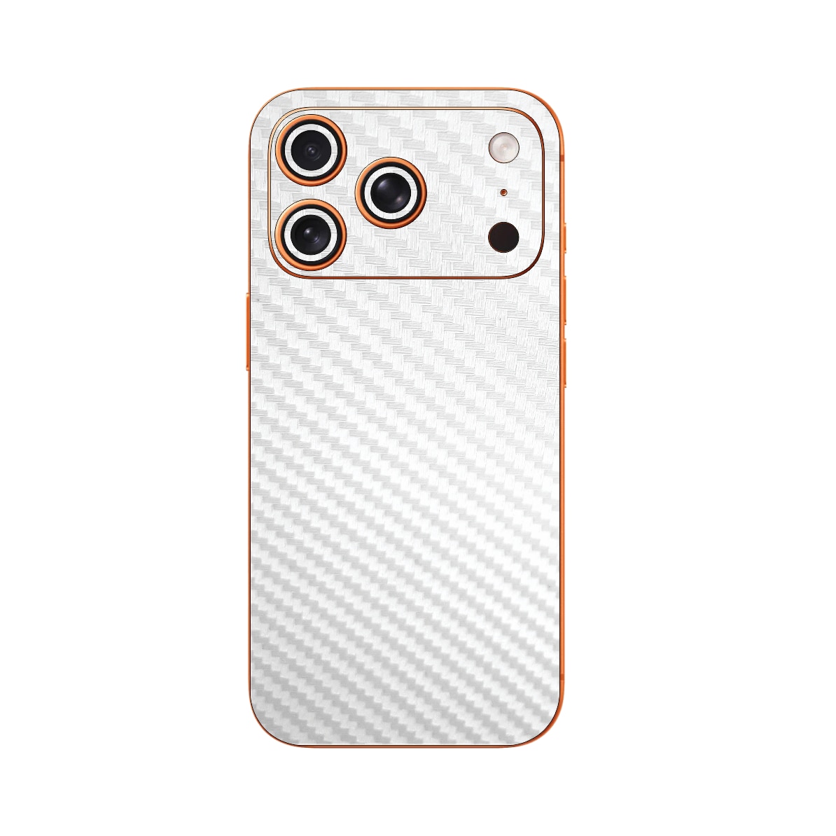 Folie iSkinz pentru Apple iPhone 17 Pro Max - Carbon Transparent, 360 Cut, Skin Adeziv Full Cover, Protectie Carcasa Spate si Laterale