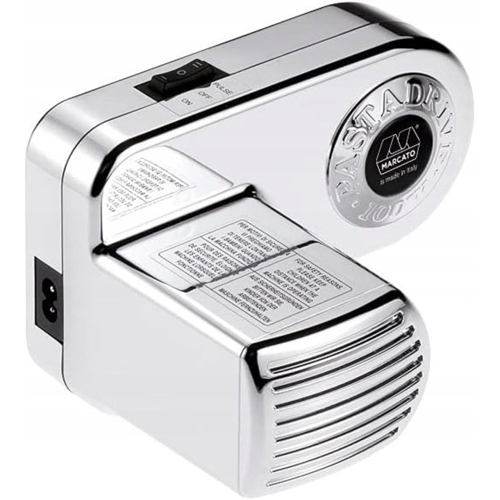 Masina de facut paste, 100W, otel inoxidabil, argintiu, design compact