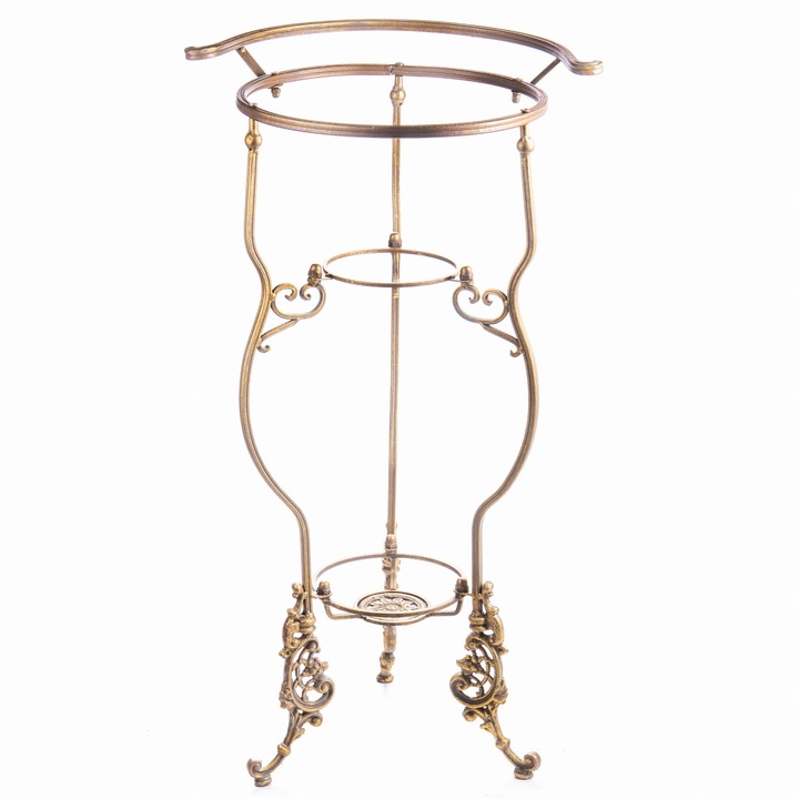 Stojak pe umbrele, stil vintage, finisaj antic, 30x30x80cm