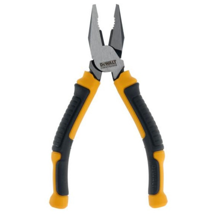 DeWalt vágófogó 160 mm, keménység 61 HRc, S-alakú nyél, fekete