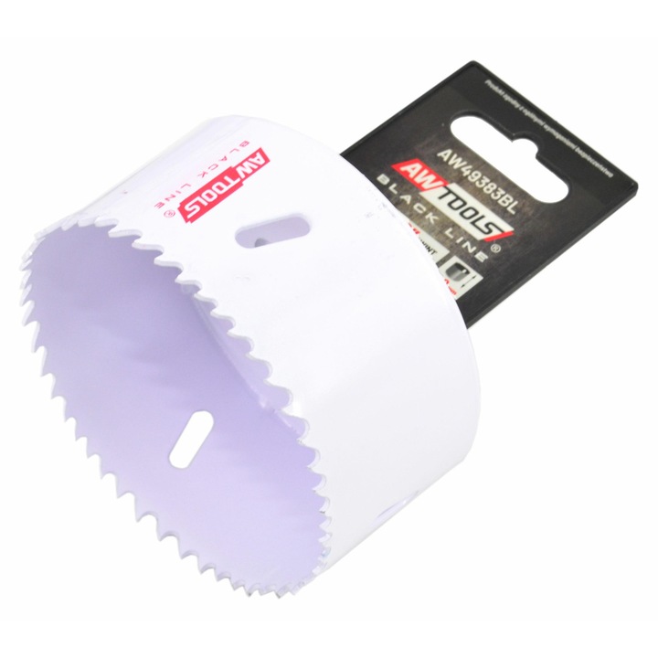 Set de burghie bimetalice HSS-Co 8% 114mm, 40mm adancime, Awtools