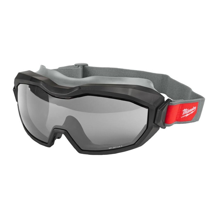 Ochelari de protectie Milwaukee, lentile rezistente la zgarieturi, protectie impotriva aburirii, dimensiuni mari