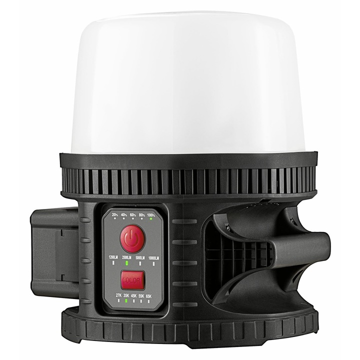 Преносим прожектор Awtools 10000lm, IP65, 278x256x333mm, захранване от мрежа/акумулатор