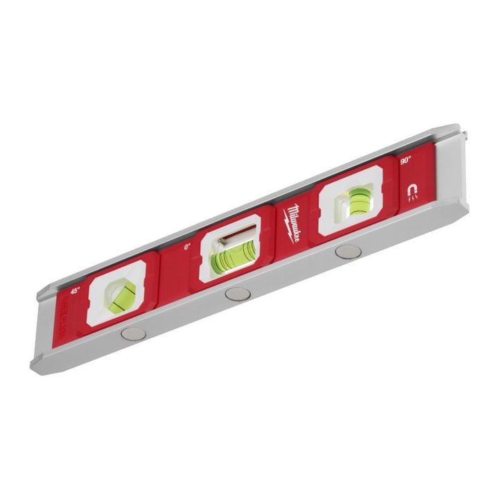 Нивелир торпедо Milwaukee, 3 либели, алуминий, 0.5мм/м, 30х5см