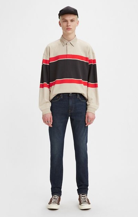 Blugi barbatesti Levi's 510, skinny, bleumarin, bumbac